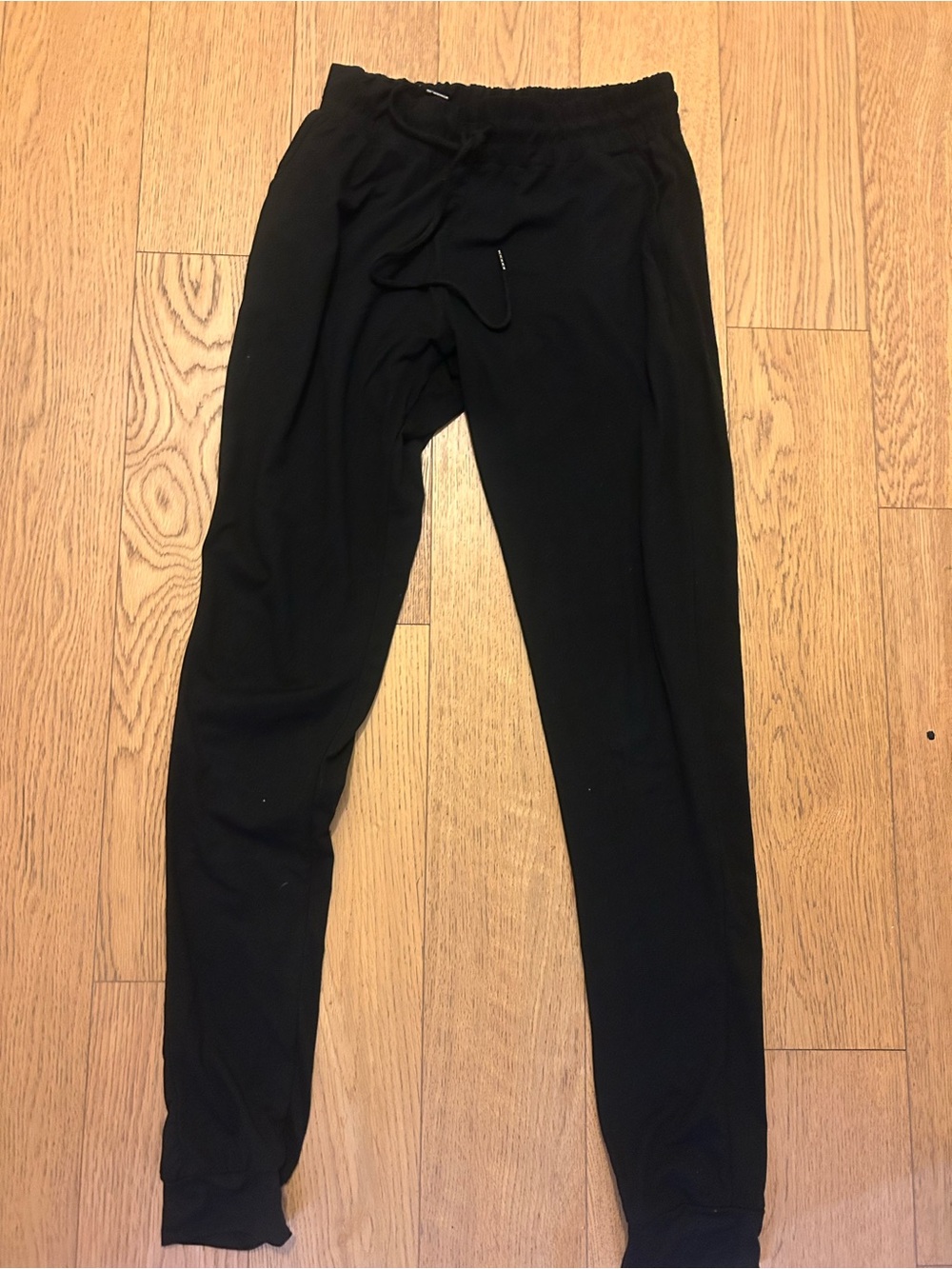 Black Drawstring Jogger Sweatpants